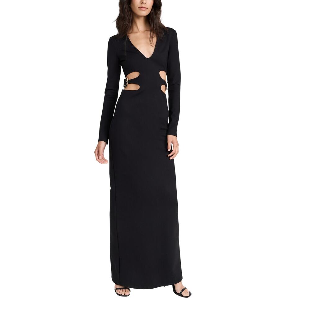 Staud Cutout Black Chantal Dress Size M